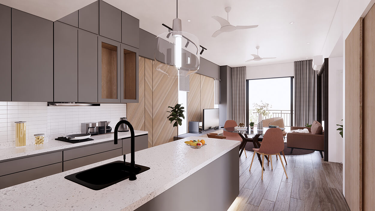 The Type A unit at Millennia Village
